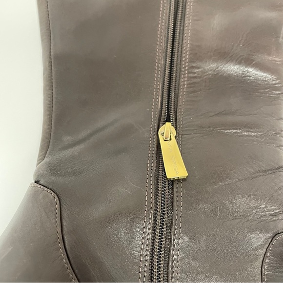 !! SOLD!! VGUC - Via Spiga Leather Boots - Coffee - 8M - Picture 7 of 8